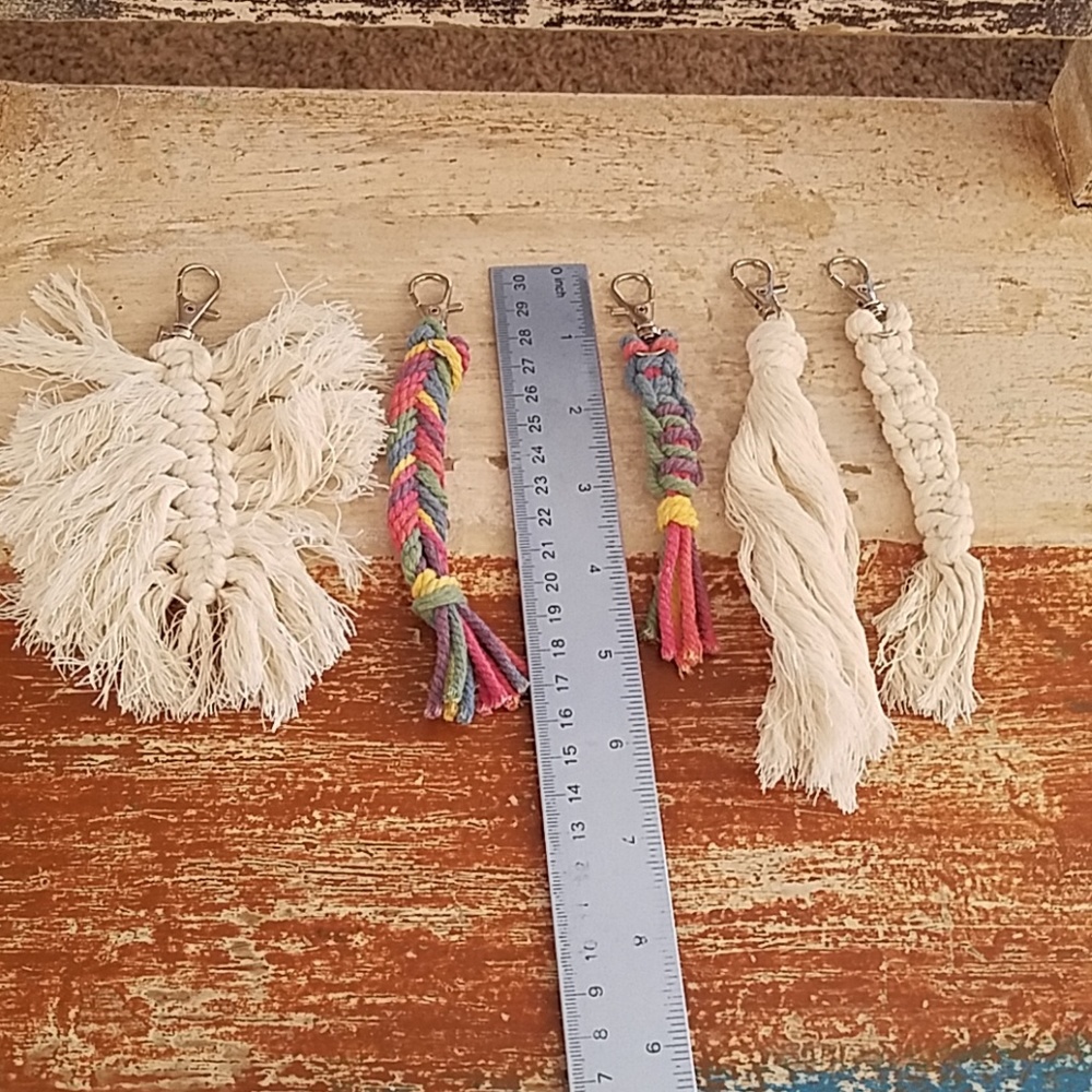 Key chains, Purse charms, Diaperbag charms.